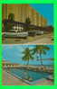 MIAMI BEACH, FL - KIMBERLY RESORT MOTEL - ANIMATED OLD CARS  - - Miami Beach