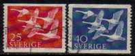 SWEDEN   Scott #  492-3  VF USED - Oblitérés