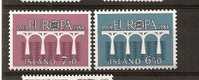 Timbre(s) Neuf** Islande, N°567-68y Et T, Europa, Pont De La Coopération Européenne,1984 - Autres & Non Classés