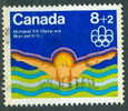 1975 8 +2 Cent  Semi Postal Swimming  Issue #B4 - Oblitérés