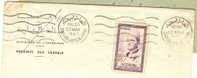 Casablanca Maroc 1957 - Lettre Entière Avec Flamme à Vagues Continues - Covers & Documents