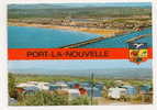 Port-la-Nouvelle (11) : 2 Vues Dont Vue Intérieur Du Camping En 1974. - Port La Nouvelle