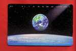 Japan Japon  Telefonkarte Phonecard -  Weltraum Space  Espace Universum Universe Erde - Space