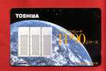 Japan Japon  Telefonkarte Phonecard -  Weltraum Space  Espace Universum Universe Erde - Space