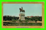 BOSTON,  MA - WASHINGTON MONUMENT - ULLMAN´S GOLD BORDER SERIES - UNDIDIVED BACK - - Boston