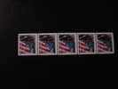 USA FLAG AND STATUE OF LIBERTY SCOTT 3967 MNH** STRIP OF 5 (010706-160) - Ungebraucht