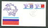 1974 CANADA U.P.U. CENTENARY MICHEL: 574-575 FDC - 1971-1980