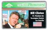 UK - Great Britain - BT - Bill Clinton - 5 Units - Mint - Limited Edition - BT Overseas Issues