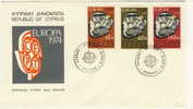 CYPRUS FDC MICHEL 409/11 EUROPA 1974 - 1974