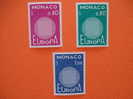 SERIE DE TIMBRES DE MONACO DE 1970  EUROPA  N°819/821 ** - 1970