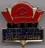 BASEBALL - Très Beau Pin´s MLB Major League Baseball 1990 - National League Western Division CHAMPIONS - Baseball