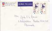 Canada Cover Sent Air Mail To Denmark 1982 - Briefe U. Dokumente