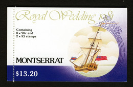 MONTSERRAT - 1981 ROYAL WEDDING BOOKLET SG SB5 FINE MNH ** - Montserrat