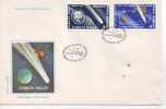 M561 FDC Espace Halley Commet Cover With Postmark Cancel 1986 !! - Europa