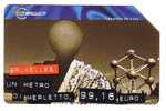 PGL T042 - CARTE TELEFONICHE PHONECARDS CAPITALI DELL'EURO BRUXELLES £5000 USATA - Other & Unclassified