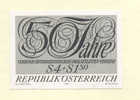 Autriche 1971 " Sociétés Philatéliques "  épreuve En Noir, Black Proof, Schwarzdruck Auf Blatt. Yvert 1209 - Prove & Ristampe