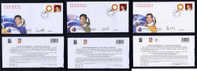 HTY-3 2008 CHINA SPACEMAN-SHENZHOU-VII COMM.COVER 3V - Lettres & Documents