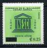 EL SALVADOR  1974 Unesco Overprinted  Yvert Cat N° Air 322 MINT NEVER HINGED - UNESCO