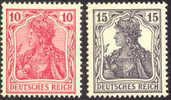 British Propaganda Stamps Of WWI Michel #4-5 Mint Never Hinged - Nuovi