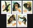 CUBA 1998 - LE CHIMPANZÉ ET SON ÉVOLUTION (5) - Unused Stamps