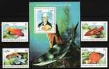 CUBA 1999 - FELIPE POEY - POISSONS - REQUIN (4 + BF) - Ungebraucht