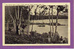 1920s Photo-Gloss White Birch Public Camp Ground, Tupper Lake, NY. - Adirondack