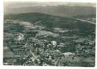 DIVONNE-les-BAINS  (01) - CPSM - Vue Générale Aérienne Et Les Monts Du Jura - Divonne Les Bains