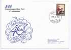 Denmark Flight Cover SAS 40th Anniversary Copenhagen - New York 17-9-1986 Good Stamped - Covers & Documents