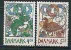DENMARK  - Fauna - BIRDS - OISEAUX - Yvert # 1210/1 - VF USED - Usati
