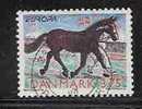 DENMARK  - FETES NATIONALES - FAUNA - HORSES - Yvert # 1191 - VF USED - Usati