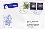 Carta Aerea ZURICH (suiza) 1996. Flughafen. Pro Patria - Covers & Documents