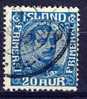 #Iceland 1920. King Christian. Michel 91. Cancelled(o) - Gebraucht