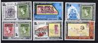 Montserrat Serie Yvert 328/333  Timbre Sur Timbre, Postmarke Op Postmarke,stamp On Stamp,timbro Sul Francobello - Montserrat