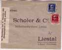 LETTREDE BAVIERE CENSUREE POUR LA SUISSE - Lettres & Documents