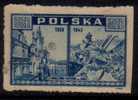 POLAND   Scott #  375  VF USED Imperforate - Gebraucht