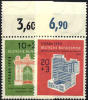 Germany B332-33 Mint Never Hinged Semi-Postal Set From 1953 - Neufs
