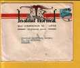 725 Op Geillustreerde  Brief  "Institut Normal" Met Stempel LIEGE - Storia Postale