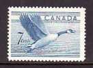 Canada 1952, Sc 320, Goose Fauna ---  MNH OG XF - Neufs
