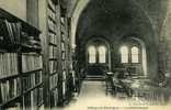 89 . PONTIGNY . ABBAYE  LA BIBLIOTHEQUE . - Pontigny