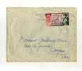 -  MONACO . AFFRANCHISSEMENT SIMPLE SUR ENVELOPPE DE 1955 POUR LA FRANCE . - Postmarks
