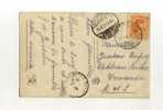 -  LUXEMBOURG 1921/40 . AFFRANCHISSEMENT SIMPLE SUR CP  DE 1924 POUR LA FRANCE . - Covers & Documents