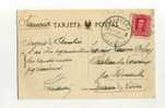 - ESPAGNE 1889/1931 . AFFRANCHISSEMENT SIMPLE SUR CP DE 1929 POUR LA FRANCE . - Lettres & Documents