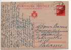 10.10.1946 - Luogotenenza - Card / Cartolina Postale  Democratica Con Stemma - Fiaccola Da Lire 3 - Marcophilia