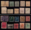 LOT : TIMBRES PERFORÉS / PERFINS / FIRMENLOCHUNGEN / PERFORATED - DIFFERENTS PAYS (d-385) - Perfins