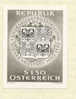 Autriche 1966 " Exposition D´art "  épreuve En Noir, Black Proof, Schwarzdruck Auf Blatt. Yvert 1042 - Prove & Ristampe