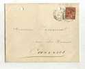 - MONACO . AFFRANCHISSEMENT SIMPLE SUR LETTRE DE 1906 POUR LA FRANCE . - Postmarks