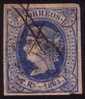 Edifil 68 1864 2 Reales Azul Usado Catálogo 16 Eur - Oblitérés