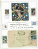 Themes Sagittaire Et Tir A L´arc 2 Belle Lettres Et 4 Timbres Archers Sur Feuille Safe D´ Exposition - Bogenschiessen