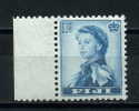 FIJI    1954   1d   Turquoise  Blue - Fidji (1970-...)