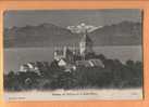 H066 Château De Vufflens Et Le Mont-Blanc, Léman. Cachet St Prex Et Marcillat Allier 1912 - Saint-Prex